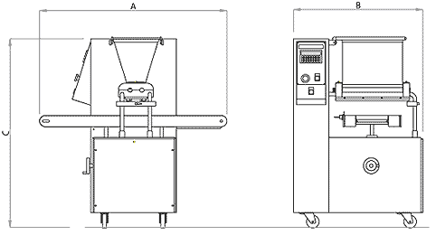 Отсадочно-дозировочная машина для производства печенья EuroDrop-RV, Mimac (Италия)
