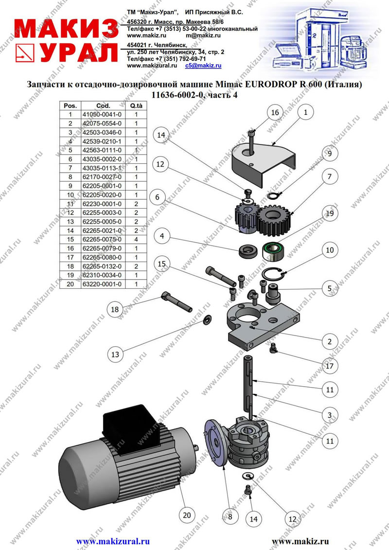    -  EURODROP R 600 Mimac () - 11636-6002-0,  4