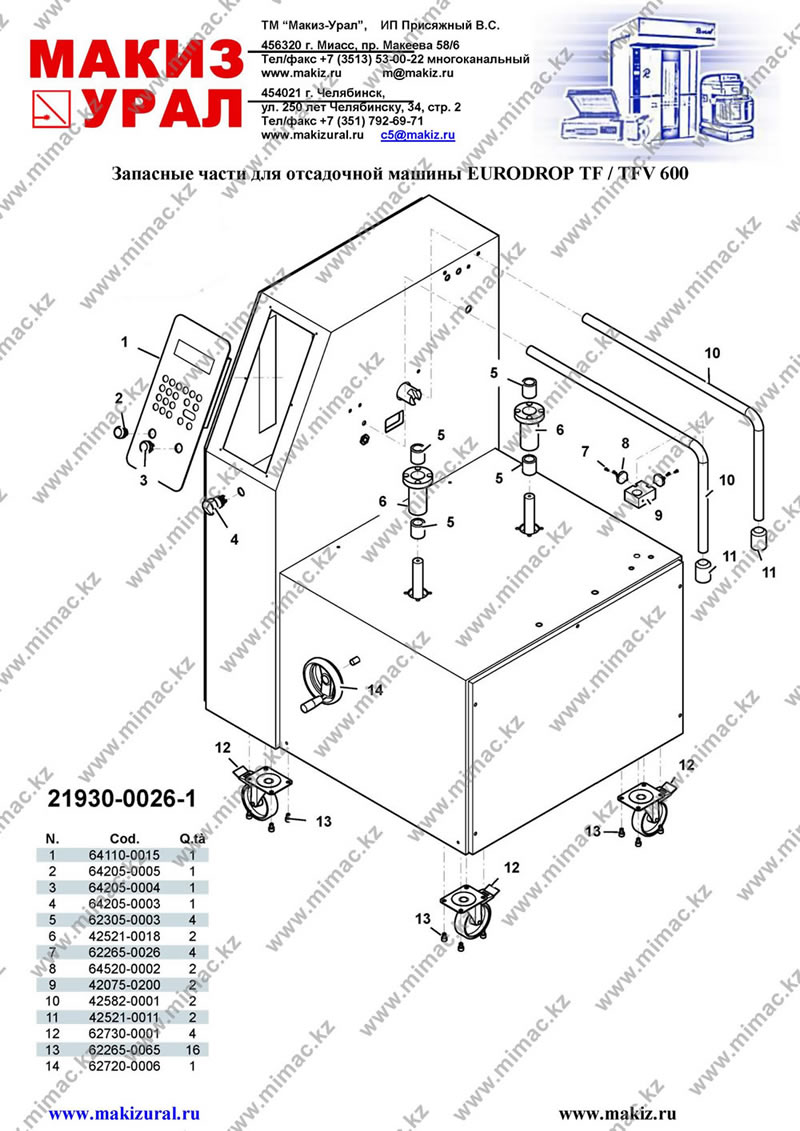      EURODROP TF / TFV 600 Mimac () -  1