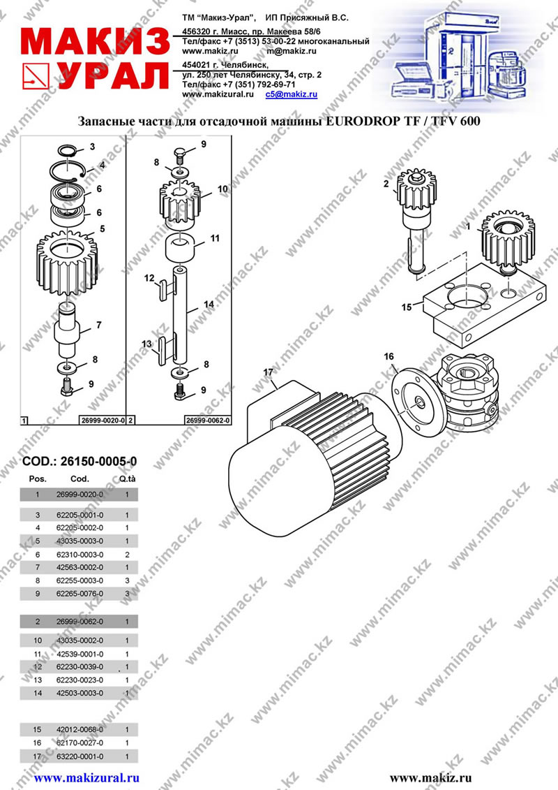      EURODROP TF / TFV 600 Mimac () -  4